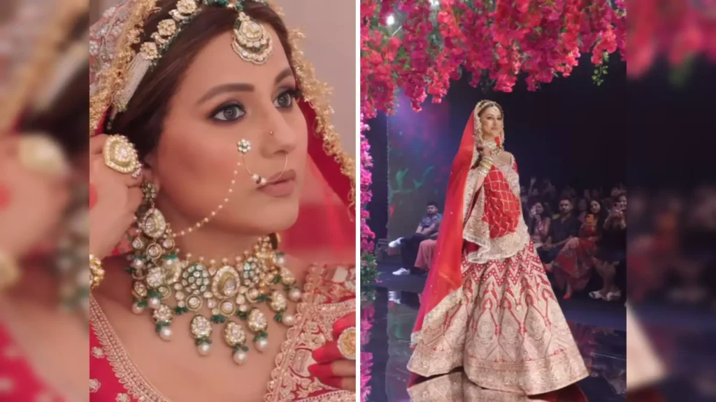 "Hina Khan, Cancer Survivor and Fashion Model, Walking the Ramp with Confidence"