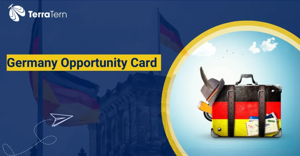 "Germany Opportunity Card logo, a gateway to live and work in Germany"