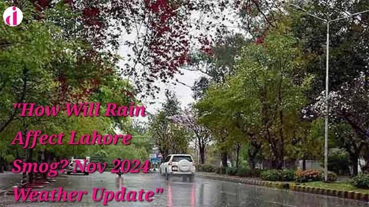 Rainy day in Lahore Pakistan smog relief"