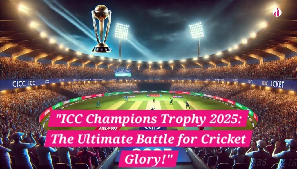 "ICC Champions Trophy 2025 match highlights featuring top cricket teams battling for glory."