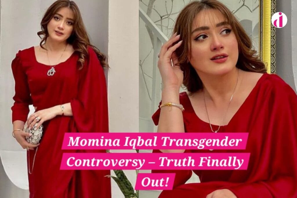 "Momina Iqbal's transgender rumors debunked with factual evidence."