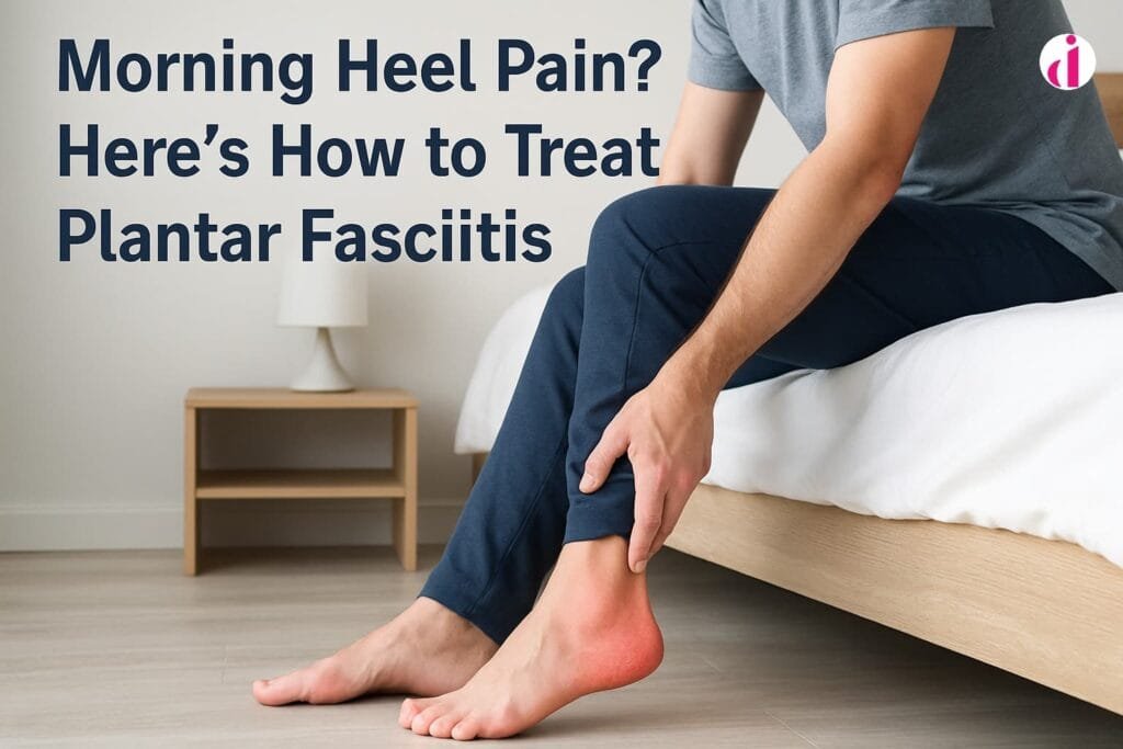 "Treating morning heel pain caused by plantar fasciitis with effective methods."