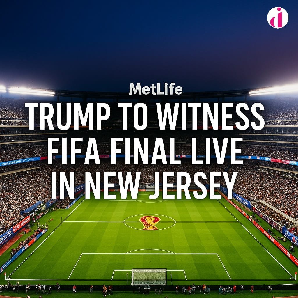 Trump to Witness FIFA Final Live at MetLife Stadium