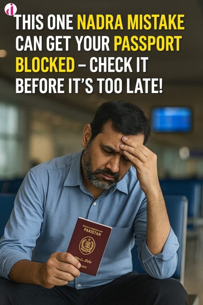 "NADRA mistake blocks passport of Pakistani citizen"